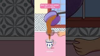 When chai is your solution to everything  #chailover #teatime #tealover #coupleanimation