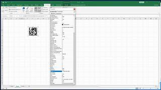 Barcode in Excel - how to modify barcode from VBA