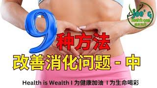 9种方法改善消化问题 - 中 I Joegy Health Gem