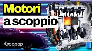 Guardiamo attraverso un motore 4 tempi: ecco come funziona dall'interno un motore a scoppio