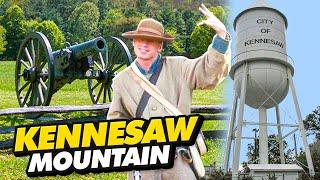 You Can See The Atlanta Skyline From THIS Historic Civil War Mountain. #kennesaw #georgia #youtube