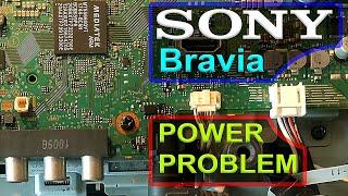 Sony Bravia 32" Smart LED TV Power Problem, No Light on The Screen & No Sound How to Repair it