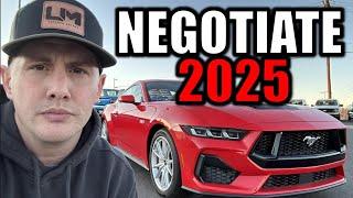 How To NEGOTIATE Your Vehicle Purchase in 2025!