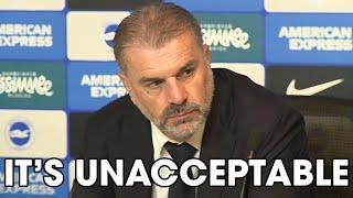 ANGE "This Was The Worst Defeat Since I've Signed" Brighton 3-2 Tottenham [FULL PRESS CONFERENCE]