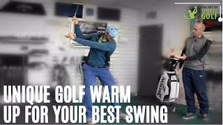 Best Unique Golf Swing Warm Up That Creates Speed, Consistency And Power in 3 Minutes