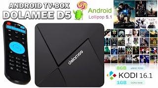 ANDROID TV BOX - DOLAMEE D5 : Приставка для ТВ - ПОЛНЫЙ ОБЗОР