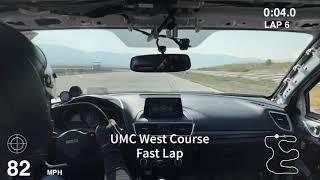 Mazda3 Racecar Personal Best at Utah Motorsport Campus