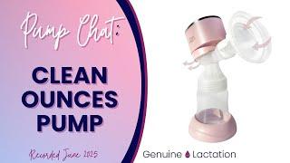Pump Chat: Clean Ounces Pump