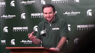 Michigan State football coach Jonathan Smith introduces '25 class