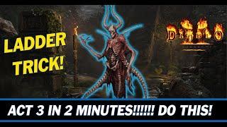 STOP Wasting time in Act 3! Do These 3 Simple steps Diablo 2 Resurrected Ladder Season 9/10