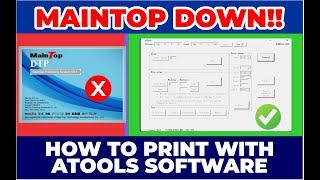 MAINTOP DOWN!!! How to print with Atool Instead