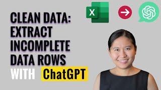 Clean Data with ChatGPT:  Extract Incomplete Employee Records to a New Sheet