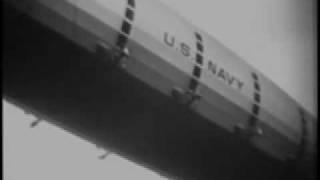 USS Macon in the air