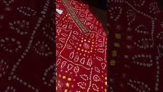 Chinon fabric and mirror work dupatta #tending #youtube