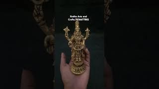 Brass balaji statue. #bangalore #astrology #brassstatue #antique #balaji@Radha Arts and Crafts.