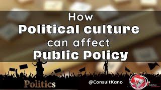 Relationship Between Political Culture & Public Policy | What Is Political Culture in Public Policy