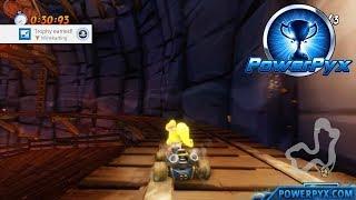 Crash Team Racing Nitro Fueled - Dragon Mines Shortcut (Minekarting Trophy Guide)