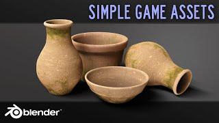 Making Simple Game Assets  |   Easy  |  Blender 2.8