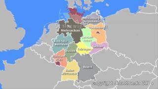 Deutschland im Überblick - 16 Bundesländer