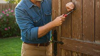 How to Fix a Broken Wooden Backyard Door