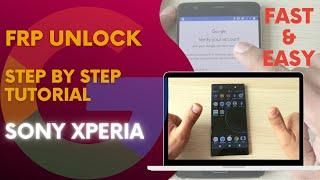 Sony Xperia FRP bypass Google account