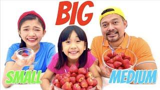 BIG VS MEDIUM VS SMALL BOWL CHALLENGE | KAYCEE & RACHEL in WONDERLAND FAMILY