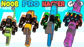 NOOB vs PRO vs HACKER vs GOD in Charger Gun