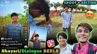 Meet with Himya Bolte 02 - Shayari/Dialogue Reels SHOOT + EDITING || VLOG with @himya_bolte_0255