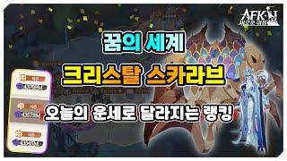 [AFK 새로운여정] 꿈의세계 크리스탈 스카라브️ 반드시 배치를 나눠서 쳐볼것