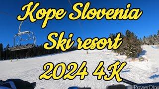 Kope Ski resort - Slovenia 2024 4K