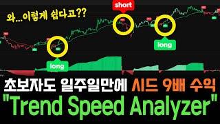 트레이딩뷰 지표 추천추세 강도를 실시간으로 보여주는 오실레이터를 이용한 비트코인 단타 매매법 공개합니다.