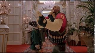 Home Alone 2 featuring video GAME character "The Heavy"