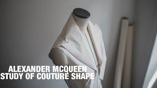 【Fashion Study of Shape 07】ALEXANDER MCQUEEN【Pattern making / Draping/ Sewing / Vlog】