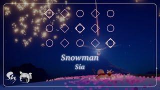 【𝐒𝐤𝐲 𝐂𝐨𝐭𝐋】 [악보] 「Snowman」 - Sia | 스카이 빛의 아이들 피아노 악기 연주 Cover & 가사 해석 by 햇비