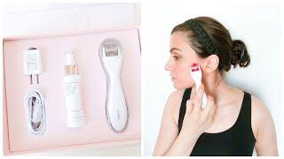 Microneedling (Derma Roller) Tutorial | GloPro by Beauty Bio Unboxing & Review