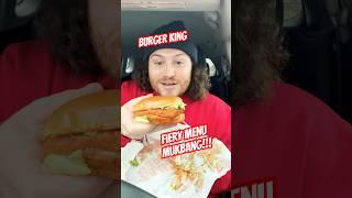 Burger King Fiery Menu Mukbang #eatingshow #burgerking #burgerkingmukbang #fastfood