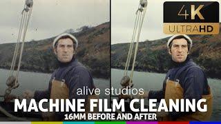 16mm Cine Film cleaning before and after (remastered in 2022)