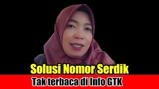 Cek! Solusi Nomor Serdik tak terbaca di Info GTK