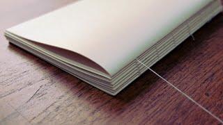 The Book of Unsaid Things (Bookbinding part 1) - Sewing the Text Block