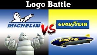 Michelin VS Goodyear - Logo Battle