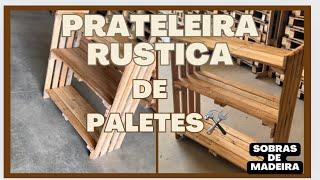 Como fazer #prateleiras  de #paletes; utilizando ferramentas básicas;muito fácil️@Juniordupallet