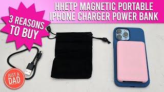 HHETP Magnetic Portable iPhone Charger Power Bank 3 Reasons to Buy