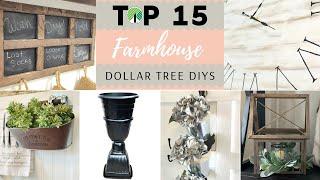 TOP 15 DOLLAR TREE FARMHOUSE DIY HOME DECOR