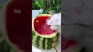 "Chef Kitty strikes again! Watermelon juice, anyone? ‍"