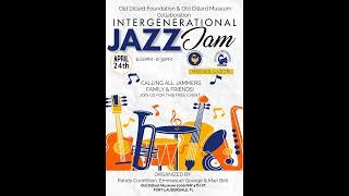 Intergenerational Jazz Jam Flyer #livemusic #music #piano #musician #youth #SEASONED #musicians