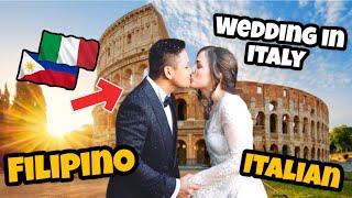 FILIPINO ITALIAN WEDDING in ITALY   OFFICIAL VIDEO! | Nian Fam 