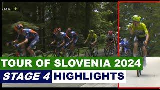 Aleotti CONFUSED by Jayco Alula Tactics  - Tour of Slovenia 2024 Stage 4 Highlights