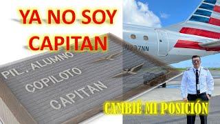 YA NO SOY MAS CAPITAN! TENGO NUEVA POSICIÓN