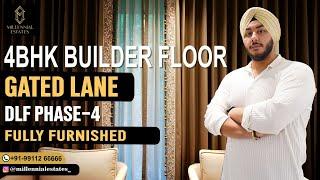 360 Sq Yds | Builder Floor With Terrace In Gurgaon | Gated locality | Fully Furnished