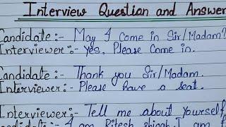 Interview preparation | Job interview questions and answers | ladoo dhamaal